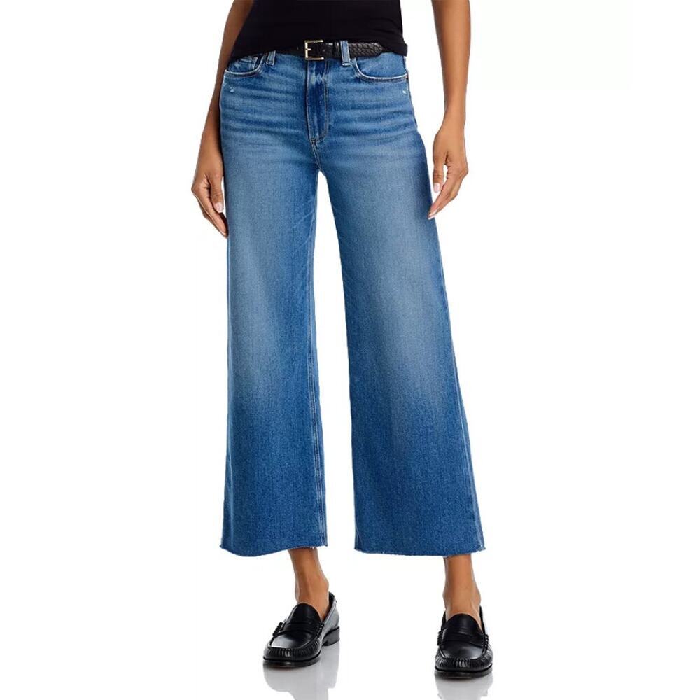 PAIGE Anessa High Rise Wide Leg Jeans in Le Club Size 32